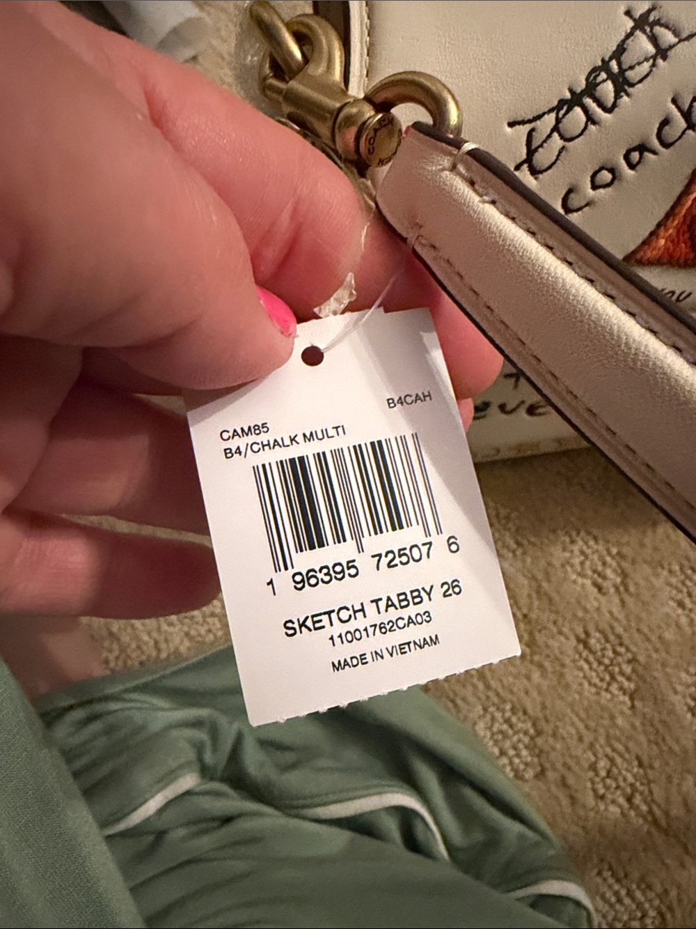 Coach sketch print tabby 26 shoulder bag - Picture 6 of 6